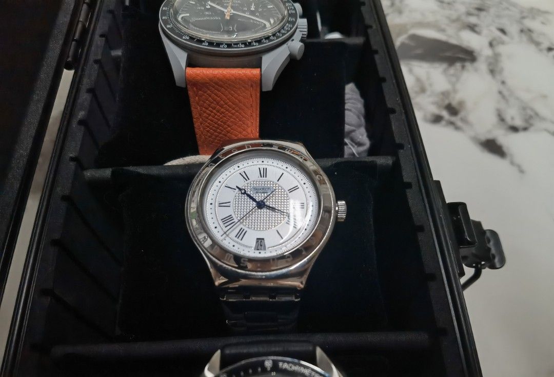 Swatch Vintage Irony, 名牌, 手錶- Carousell