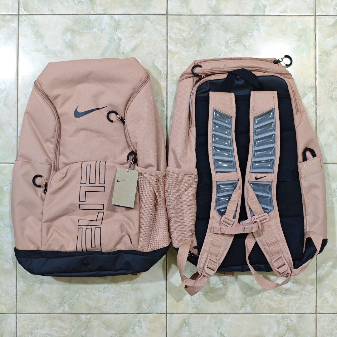 Gold Nike Hoops Bag Tas Nike Elite Hoops Rose Gold Backpack