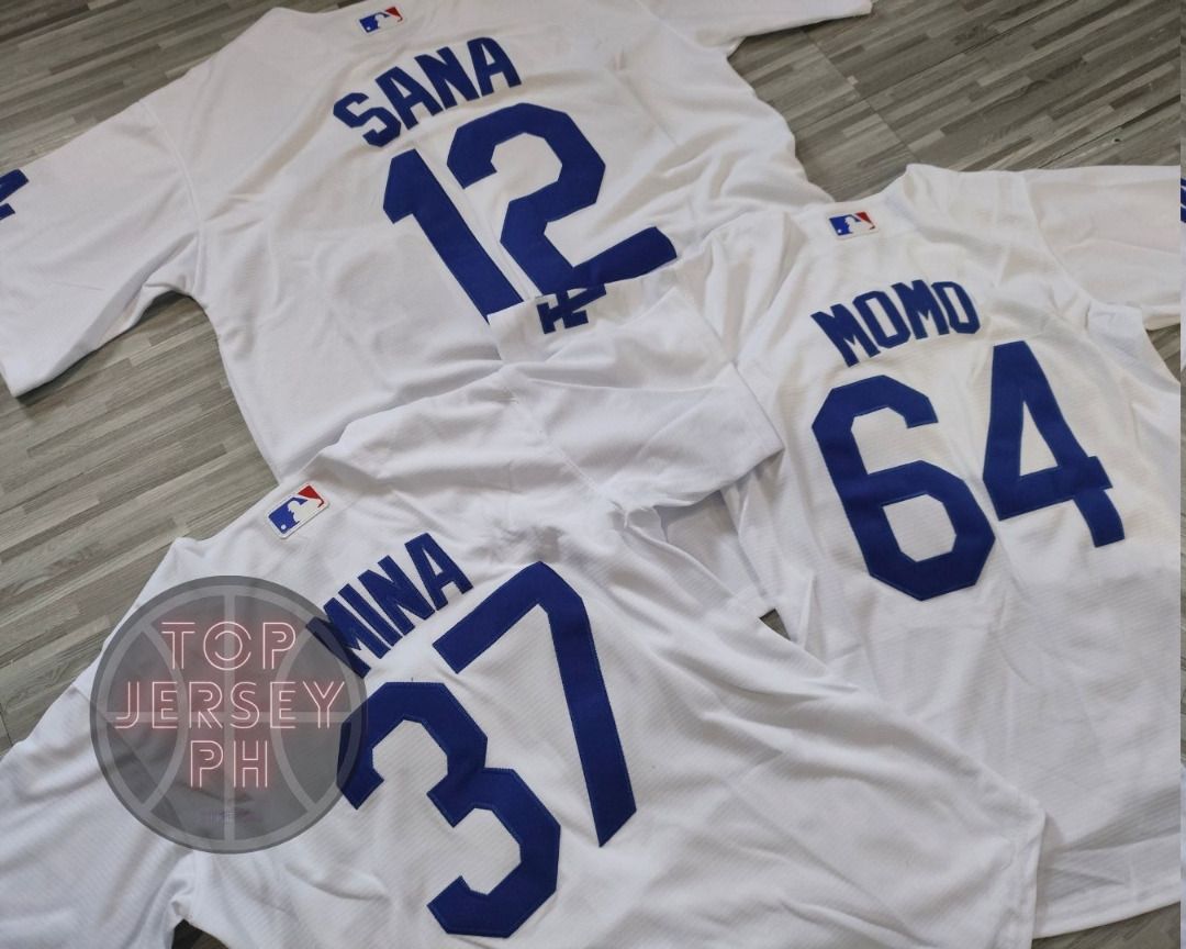 TWICE Dodgers Jersey (Category: Activewear) located in Manila. Submitted by topjerseyph (Listing ID 1375146037, Image 3). Description: TWICE Dodgers Jersey ₱1,600 each ▪️All members are available (Name & number can be customized) ▪️All sizes are available (Mens, womens and youth) ▪️Premium quality ▪️High density embroidery Made to order 2-3 weeks COD available nationwide (LBC or Lalamove buyers expense) Location: Marikina City More designs are av