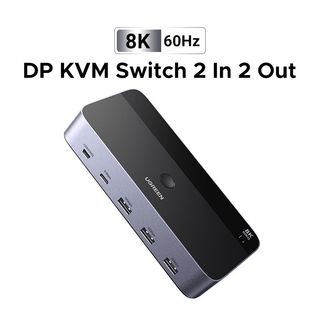 KVM Switch, SGEYR KVM Switch HDMI,USB Switch For 2 Computers Sharing Mouse Keyboard Printer To One Hd Monitor Support 4k 30hz 1 Hdmi Cables And 2 Usb Cables Included Kvm Switch 2 Port With Hotkey