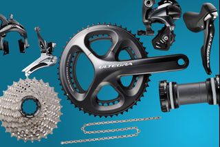 ジャンク品Shimano Ultegra R6800 新品)SHIMANO (シマノ) ULTEGRA FC-R8100-P 165mm ギア無 パワー