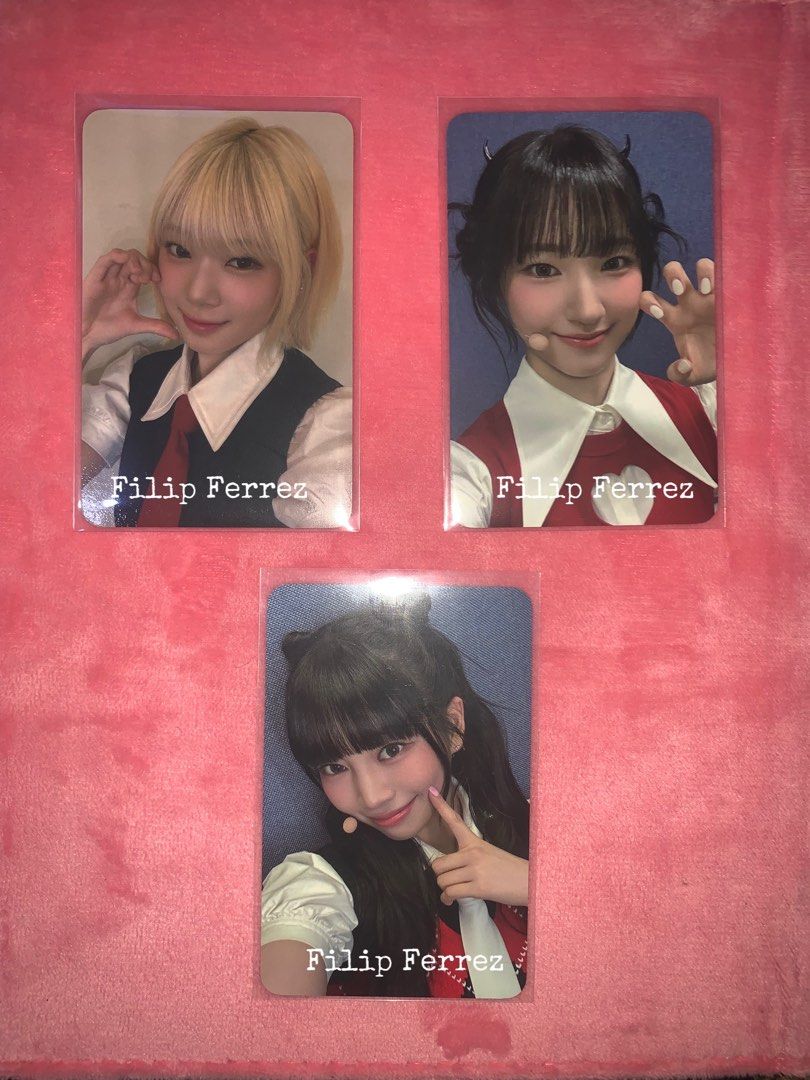 UNIS Fancon Trading Cards (Category: Raw Singles) located in Manila. Submitted by filfer (Listing ID 1375179285, Image 1). Description: ⭐️⭐️⭐️WTS/LFB⭐️⭐️⭐️ ONHAND UNIS Trading Cards Mint Condition Fresh Pull X Sensi ✅Yunha - 250 ✅Nana - 250 ✅Kotoko - 350 Take All for 750.00 Plus PF & SF PAYO Only MOP - Gcash/Bank Transfer MOD - JNT.
