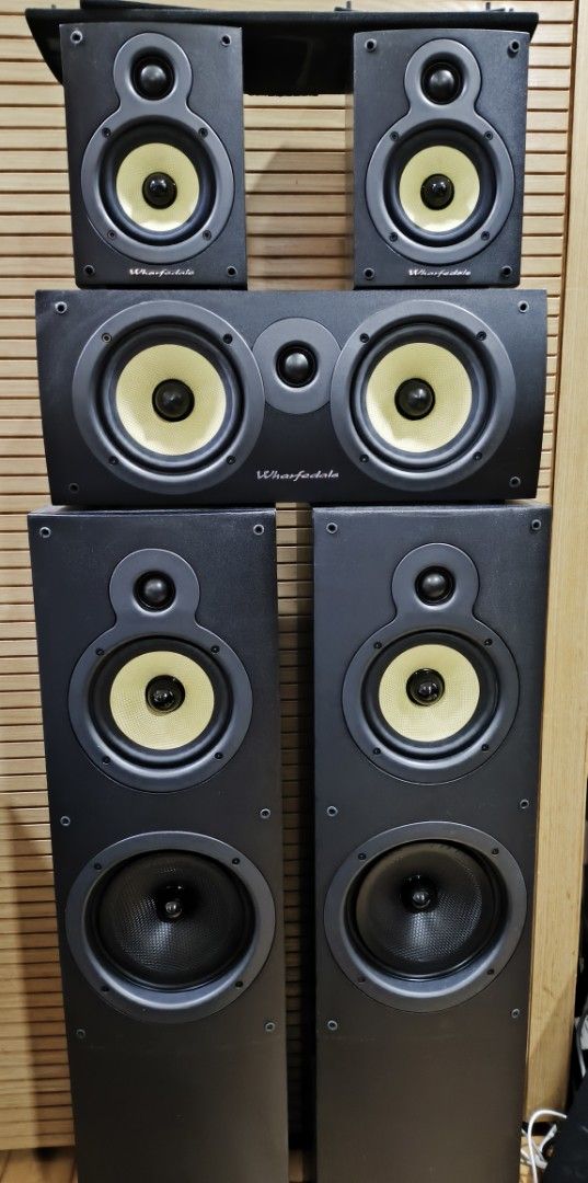 由 x78911 (刊登 ID 1375151773，圖片 2) 提交，位於 桃園市 (Taoyuan) 的 Wharfedale Crystal 4 音響喇叭 5聲道 (類別：Soundbar、揚聲器、藍牙喇叭、耳擴)，說明：功能正常 5支喇叭 主聲道 Wharfedale Crystal 4.3 一對 中置 Wharfedale Crystal 4.C 一支 環繞 Wharfedale Crystal 4.1 一對 只能中壢指定地點面交。