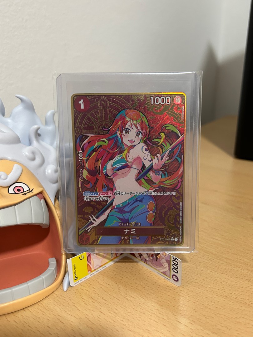 WTS Nami ST01-007 Parallel Gold ONE PIECE THE BEST Storage Box Set