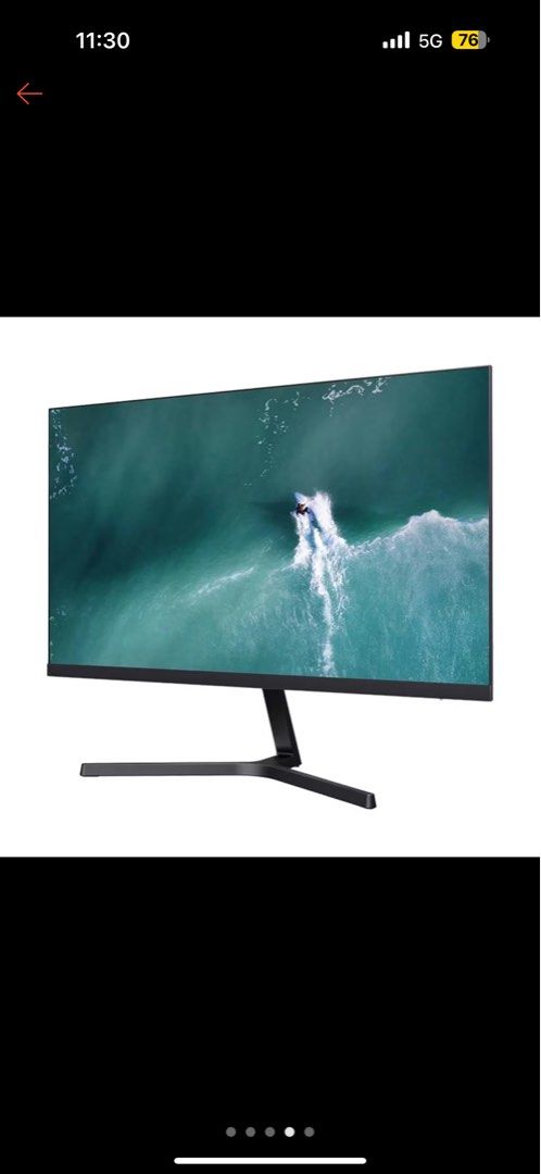 Xiaomi 23.8in Super Slim Monitor (Category: Monitor Screens) located in Singapore. Submitted by rhidzzz (Listing ID 1375106371, Image 1). Description: Only used once a week.