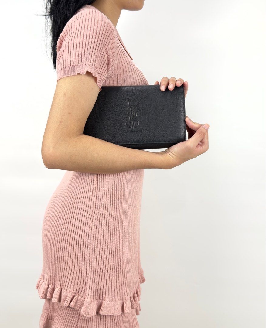 Ysl Belle De Jour (Category: Luxury Bags & Wallets) located in Manila. Submitted by luxuryprelovedbagsby_by_agnes (Listing ID 1375169071, Image 3). Description: ****Y-S-L***Belle de Jour Wallet on Chain Black Leather Bag This is a beautiful crossbody to add to any outfit. You can dress it up for a night out or dress it down with a casual day outfit. This bag is the perfect size and has all the compartments of you normal wallet as well as the spac