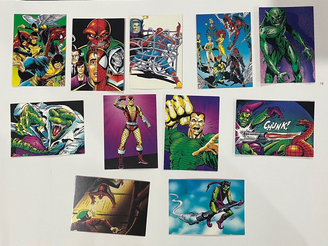 30th Anniversary Spider-Man Cards Lot (Category: Raw Singles) located in Rizal. Submitted by redd276 (Listing ID 1375303018, Image 1). Description: 11 Spider-Man Cards for PhP 250. Sold as a set..