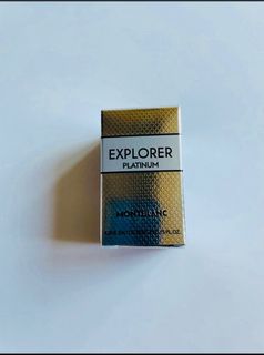 全新 Mont Blanc Explorer Platinum EDP Perfume 極限探尋 男仕香水 4.5ml64217368636418110