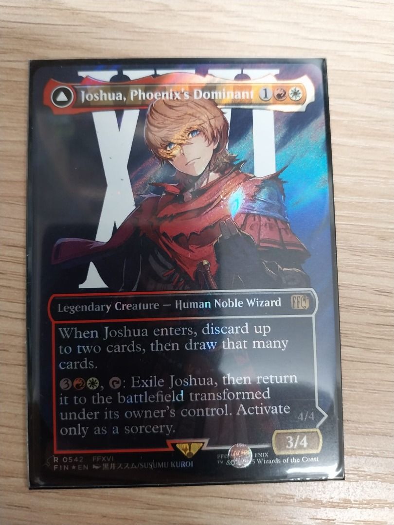 MTG Joshua, Phoenix's Dominant (Borderless) (Surge Foil) - FINAL  FANTASY (FIN), , & - Carousell