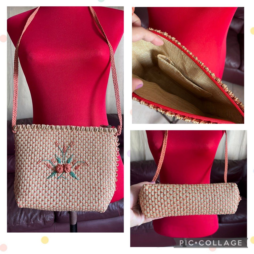 Abaca Sling Bag (Category: Cross-body Bags) located in Pasig City. Submitted by ThingsToExplore (Listing ID 1375323910, Image 1). Description: Good as New.