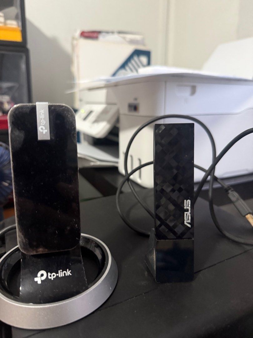 Asus Wireless AC Adapter USB AC-53 (Category: Office & Business Technology) located in Singapore. Submitted by mervync (Listing ID 1375459882, Image 1). Description: Never used. To declutter my room.