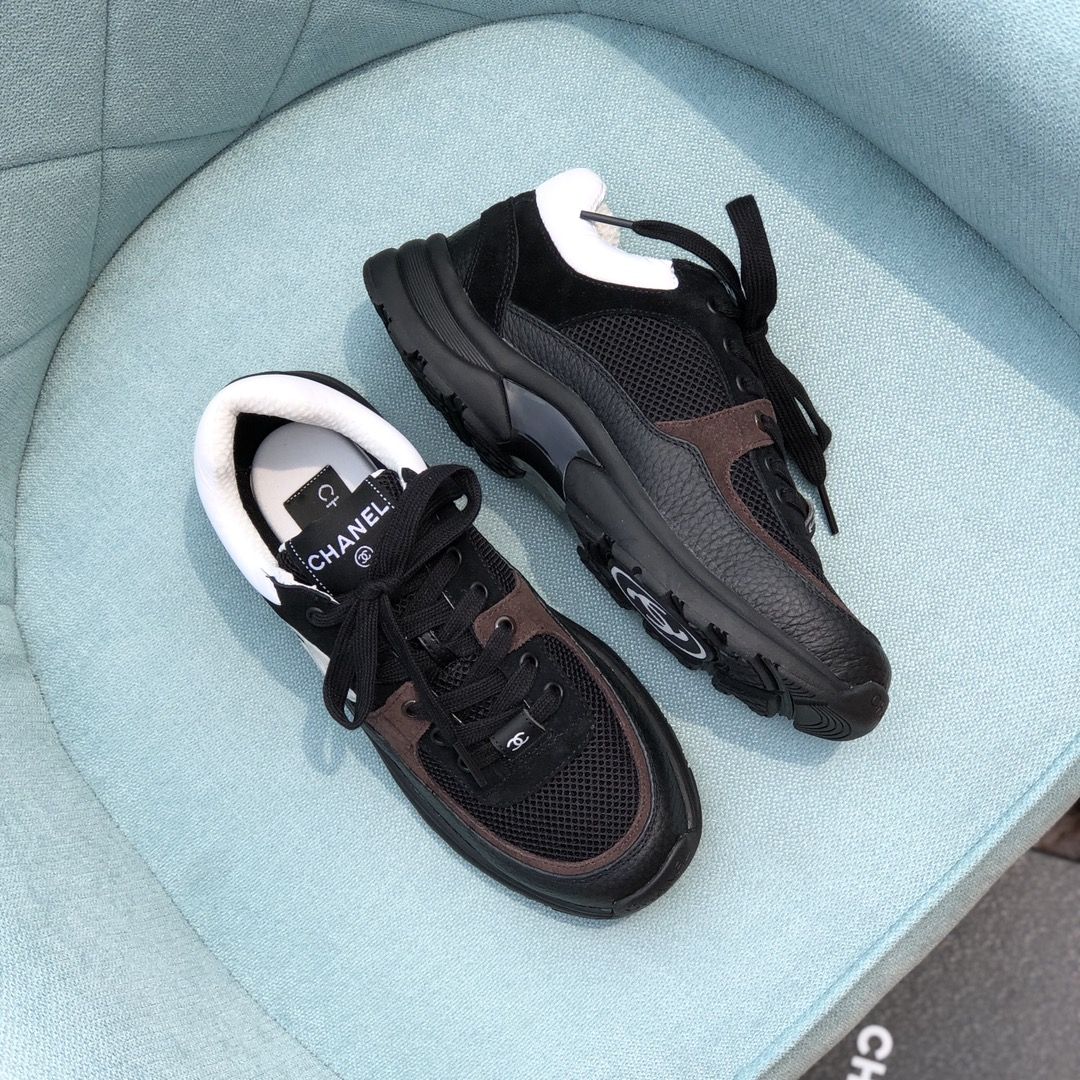 Authentic chanel velvet sneaker, Luxury, Sneakers Footwear on