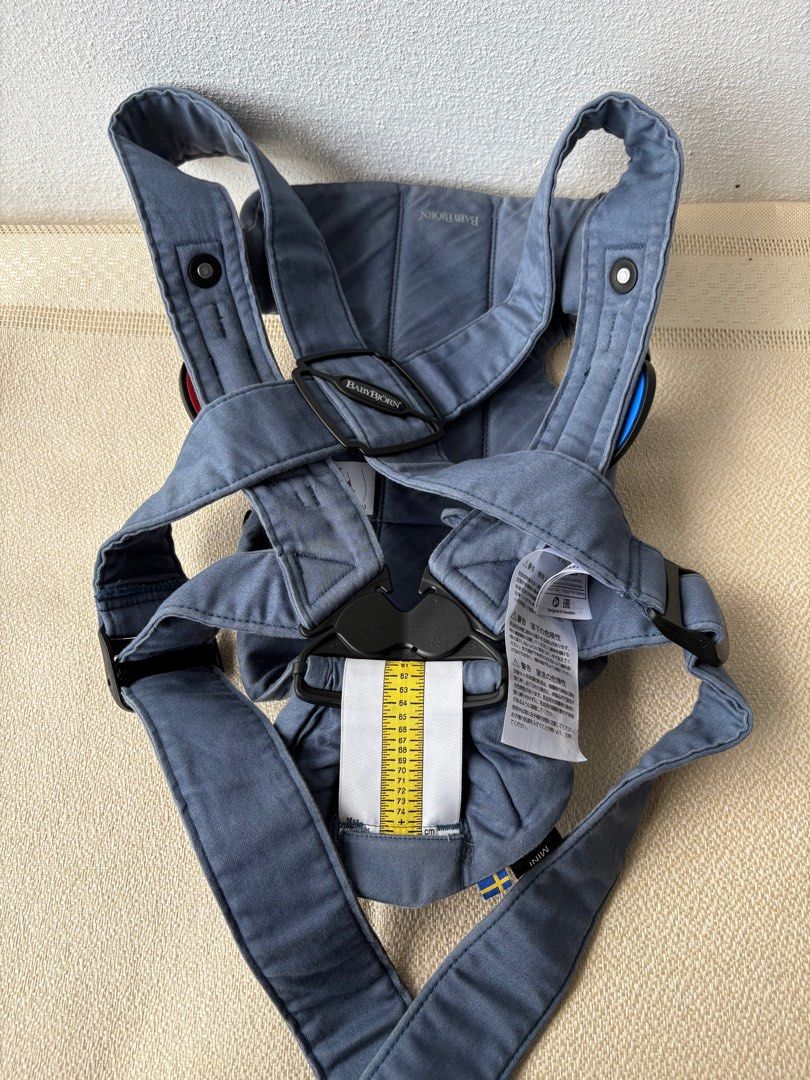 Babybjorn Carrier Mini- Blue (Category: Carriers & Slings) located in Calamba. Submitted by the.practical.nanay (Listing ID 1375459156, Image 2). Description: B@byBjörn Baby Carrier Mini- Blue VGUC (see pics for discoloration) 🧼 Needs to be washed Original Price: ₱3,000+ ₱ 500.