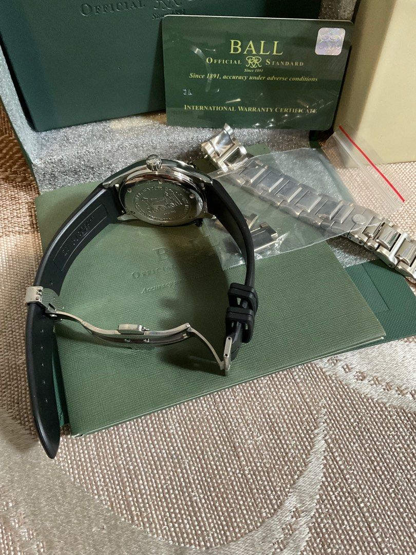 BALL ENGINEER II Automatic “All Steel” (Category: Luxury Watches) located in Las Pinas. Submitted by watchlimited.ph (Listing ID 1375290038, Image 3). Description: BALL ENGINEER II Automatic All Steel > 39MM Case Size > with micro gas tube > Condition: 9.2/10 > steel bracelet fit to approx 7.5” wrist > extra Hirsch Rubber Strap with Ball Buckle > Negotiable > For Sale / Swapping > Accept trade to Gold Jewelry > Authentic > Money Back Guarantee!!!
