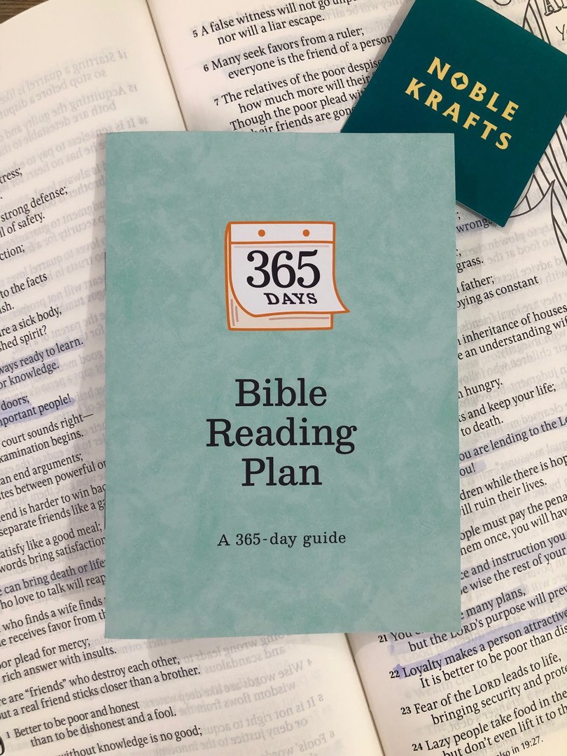 Bible in a Year-Bible Tracker-365 day bible reading challenge - Noble ...