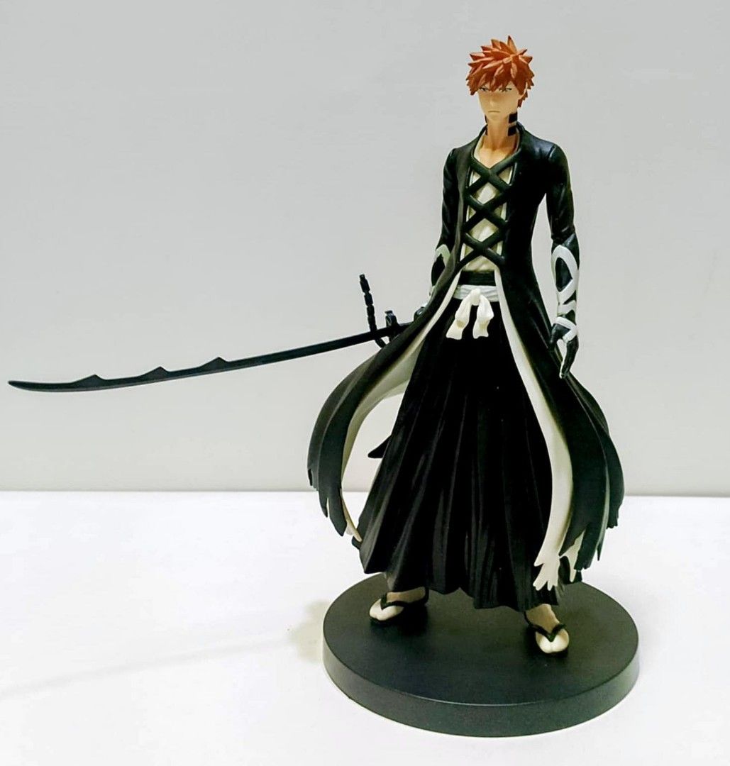 Bleach - Ichigo Kurosaki (Category: Figurines & Statues) located in Cavite. Submitted by the_stockpilers_corner (Listing ID 1375407491, Image 1). Description: Authentic Banpresto Loose Issue: 1 peg broken MoP Gcash / Maya / GoTyme Bank transfer BPI or UB.