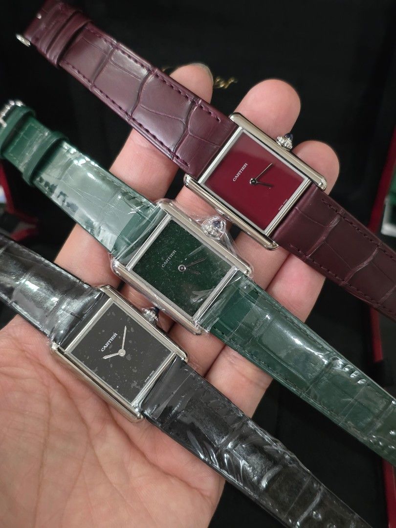 Cartier Tank Must (Category: Luxury Watches) located in Mandaluyong City. Submitted by shobeywatch (Listing ID 1375377093, Image 1). Description: Cartier Tank Must Bnew Fullset ig: shobeywatch.