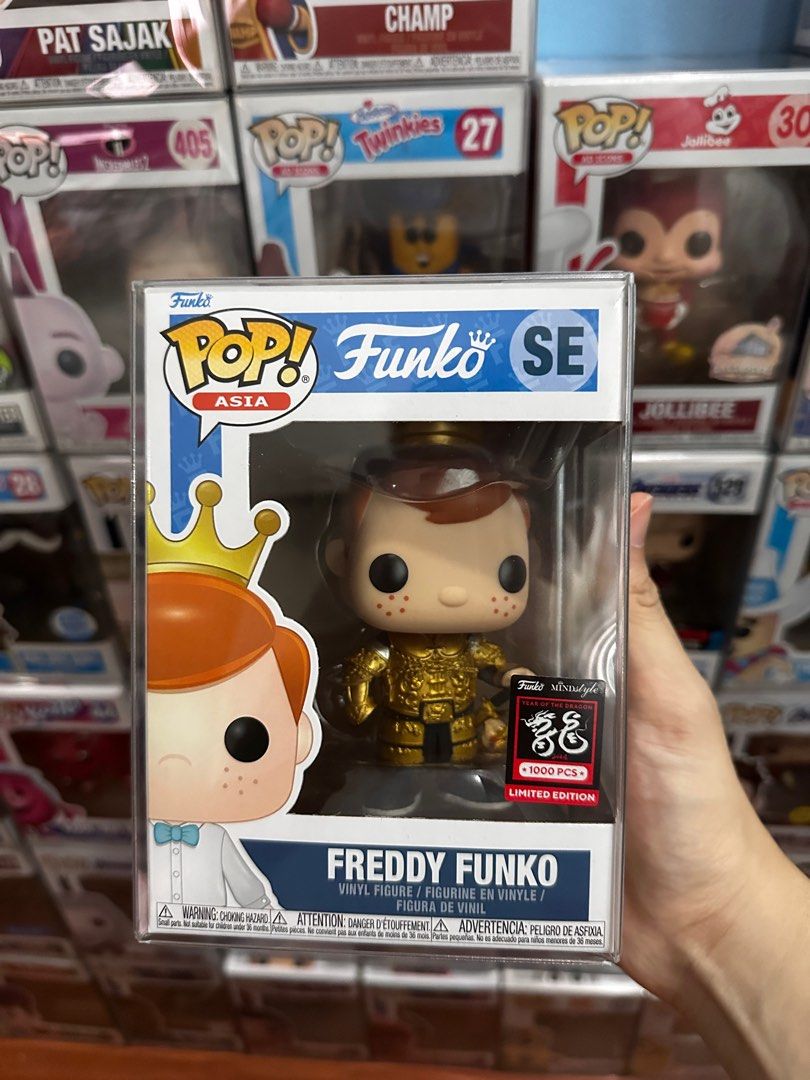 Funko Pop Error Freddy Funko as Qing Warrior Mindstyle Exclusive (Category: Designer & Blind Box Toys) located in Manila. Submitted by leyrcao71427 (Listing ID 1375361056, Image 1). Description: Funko Pop Error Freddy Funko as Qing Warrior Mindstyle Exclusive Left hand is missing 995 only Comes with free protector Msg for detailed pics.