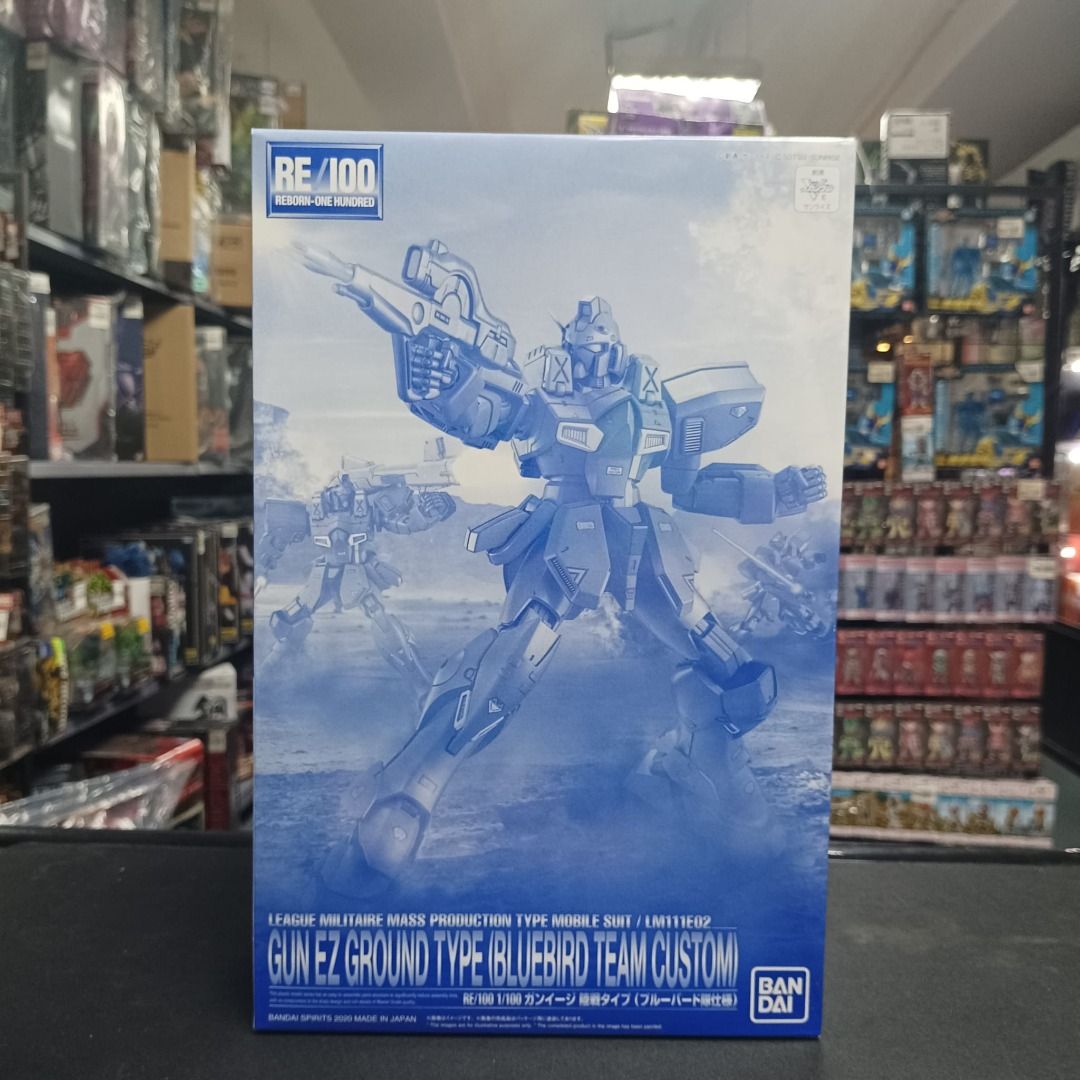 RE/100 Gun-Ez Ground Type [BLUEBIRD TEAM COLORS] / Victory Gundam