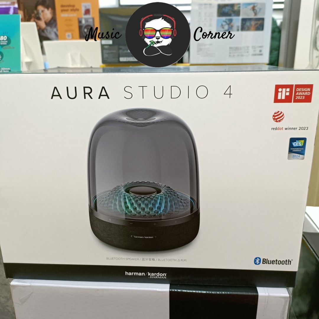 Harman Kardon Aura Studio 4 Speaker (Category: Soundbars, Speakers & Amplifiers) located in Singapore. Submitted by Music_Corner (Listing ID 1375323272, Image 1). Description: 🌟 CAPITAL MALL SHOPPING 🌟 EARN CAPITAL STAR POINTS 🌟 ACCEPTE CAPITAL VOUCHER/ EVOUCHER 🌟 TRUSTED SELLER 🌟 100% AUTHENTIC 🌟 ALL SPEAKER AND HEADSET COMES WITH LOCAL WARRANTY 🎶 Shop invoice Will be Issue VISUALLY STUNNING SOUND - Elevate your home with the iconic desig