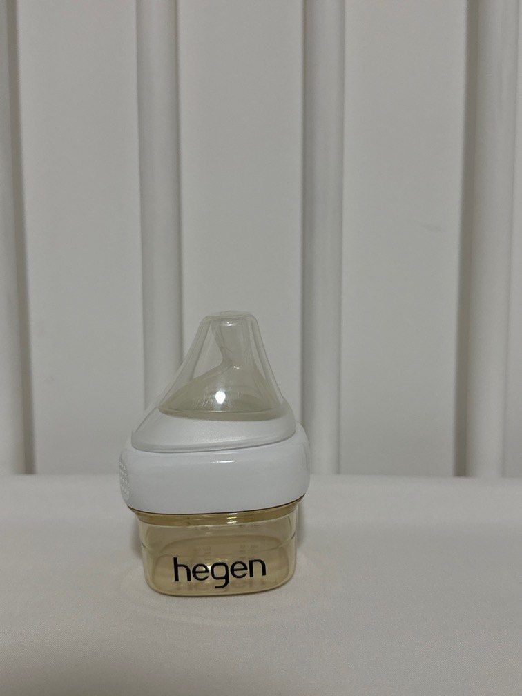 Hegen bottle 0 size teat 60ml (Category: Breastfeeding & Bottle Feeding) located in Singapore. Submitted by iosias (Listing ID 1375410309, Image 1). Description: Baby outgrown this size and 0 teat very quickly. .