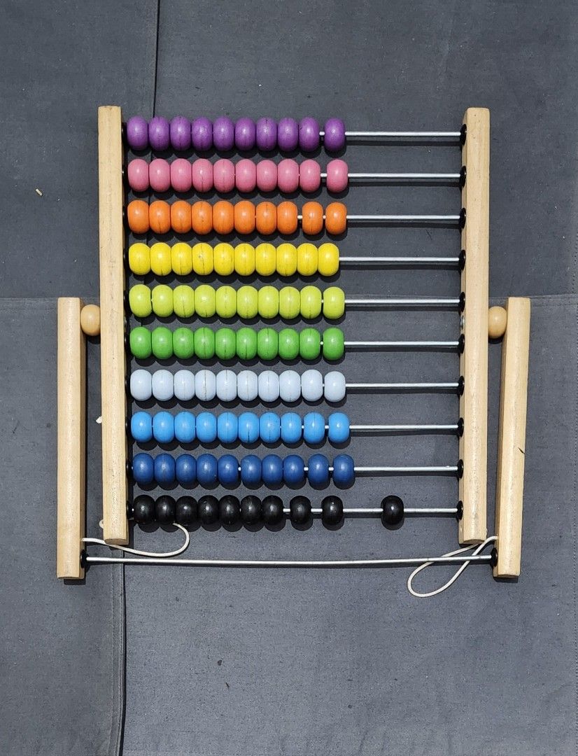 Ikea Wooden Abacus (Category: Educational & Learning Toys) located in Baguio. Submitted by thriftymama.001 (Listing ID 1375405901, Image 1). Description: preloved educational toy 12-13 inches width please message me for more info.