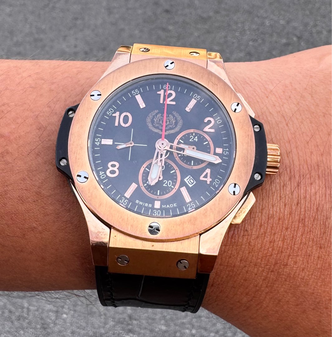 Jam Sultan Jam Sultan Abdul Halim Design Hublot Big Bang, Men's Fashion, Watches ...