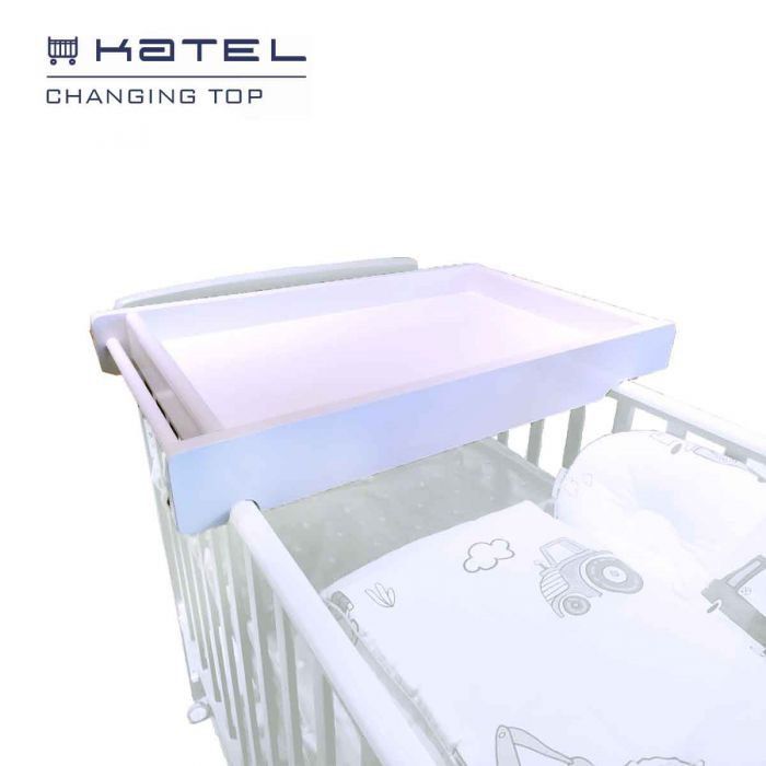 KATEL Changing Top/Station for Baby Cot (made by Solid Wood) (Category: Changing Tables & Stations) located in Singapore. Submitted by niceone96 (Listing ID 1375306732, Image 1). Description: $48 let go. Never use before.