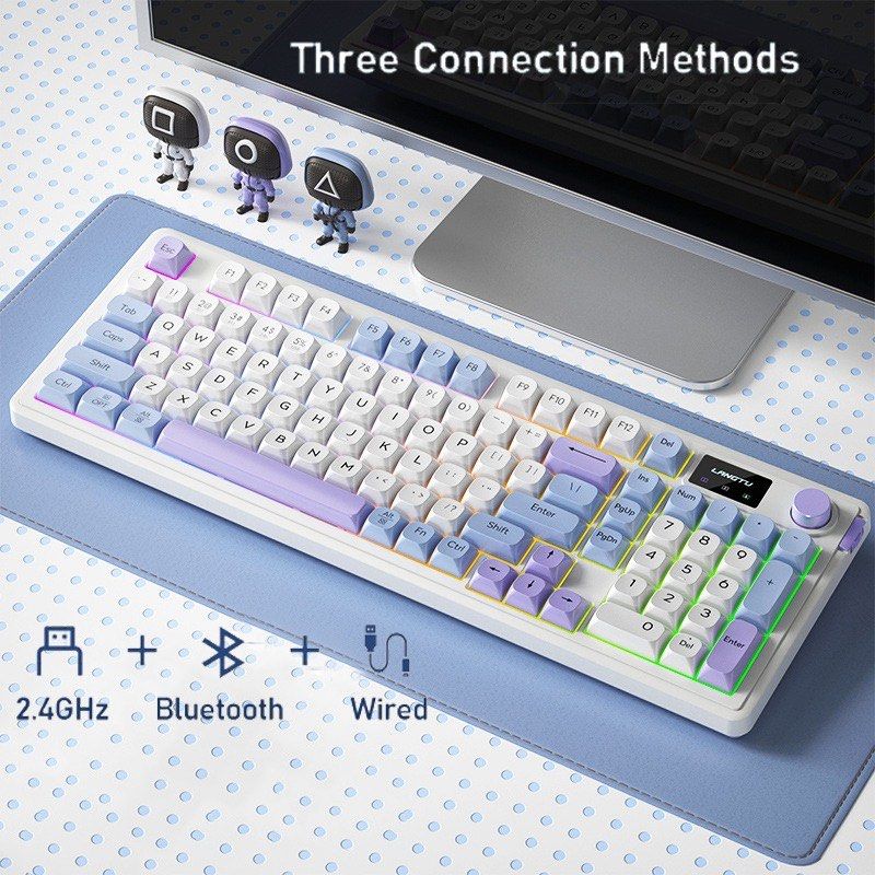 Langtu L98 Keyboard with Number Pad (Category: Computer Keyboard) located in Singapore. Submitted by bunnybears (Listing ID 1375336063, Image 1). Description: Bought it back didn’t know is more of silence keyboard. ONLY USE ONCE! Come with box and charger. Feel free to ping me and face to face deal only. .