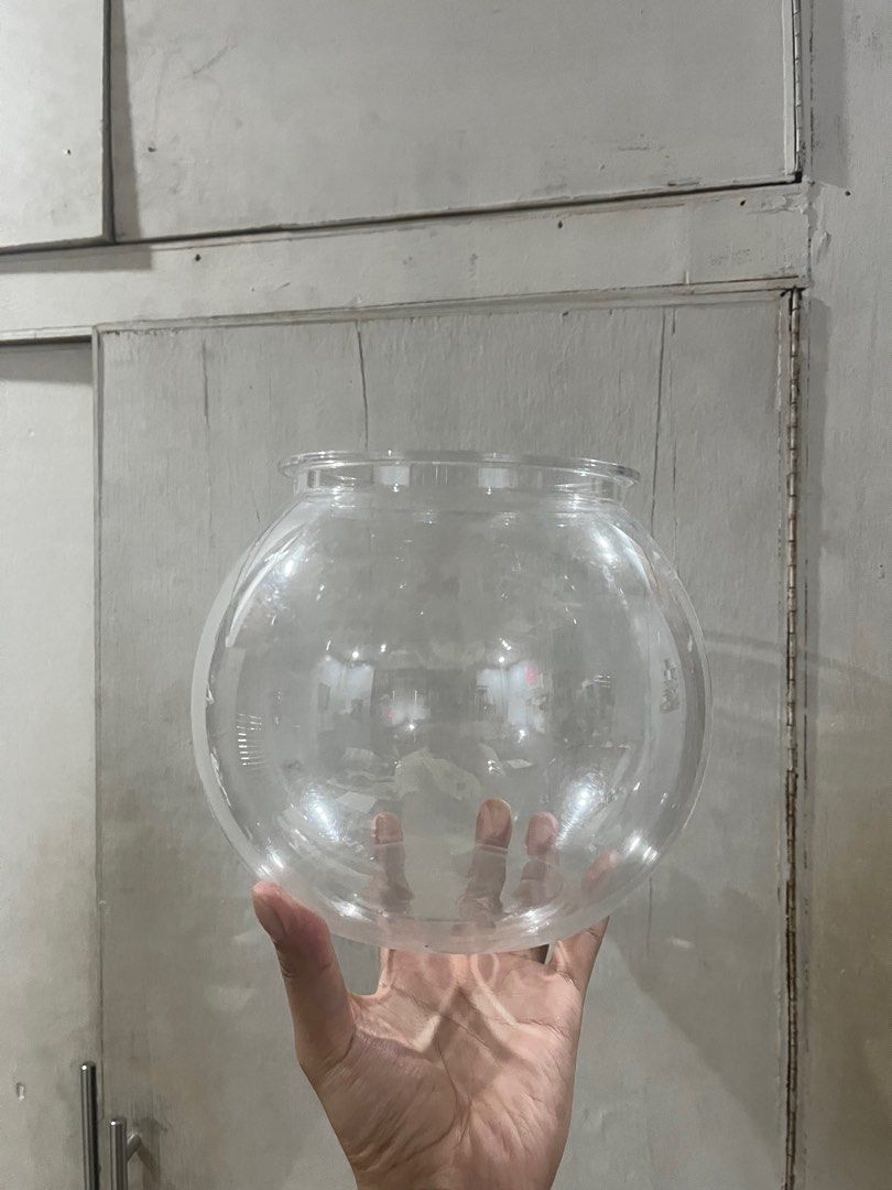 Large Plastic Fish Bowl (Category: Homes & Other Pet Accessories) located in Rizal. Submitted by redd276 (Listing ID 1375302068, Image 2). Description: I have two items available. Just needs a good cleaning. Has some scratches..