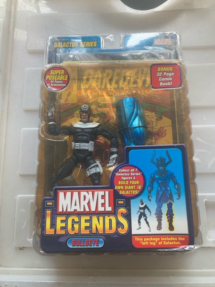 Marvel Legends - Bullseye - Galactus BAF (Category: Figurines & Statues) located in Carmona. Submitted by bihira (Listing ID 1375321329, Image 1). Description: Mint On Card - Complete Marvel Legends - Bullseye - Galactus BAF.