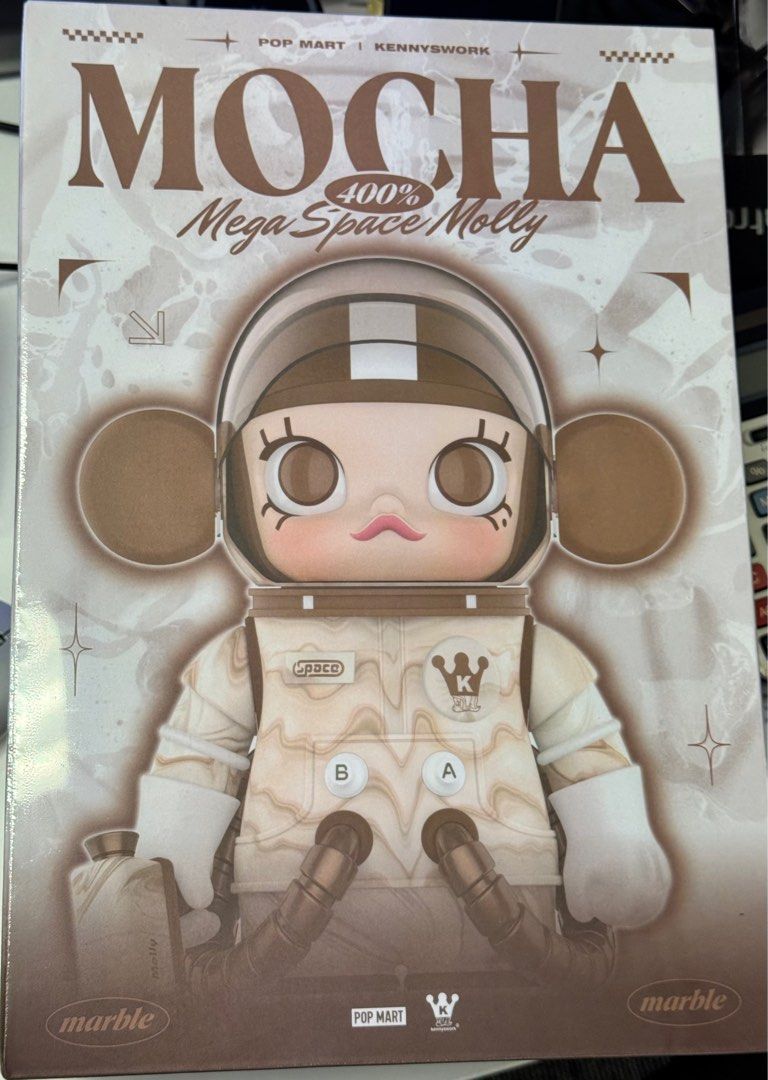 Mega Space Molly Mocha 400%, 興趣及遊戲, 玩具& 遊戲類- Carousell