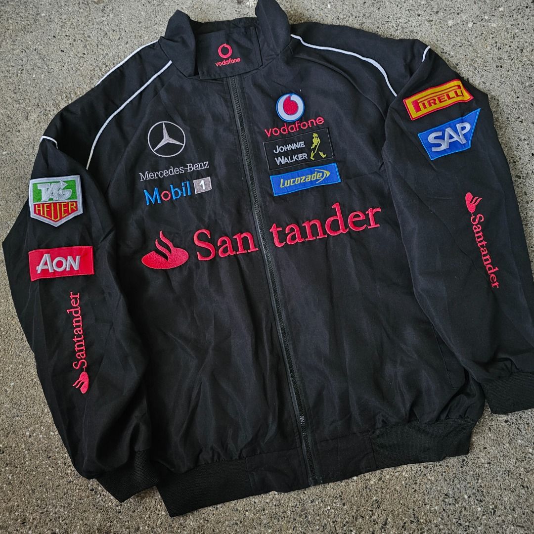Mercedes Benz F1 Racing Jacket, Men's Fashion, Coats, Jackets and ...
