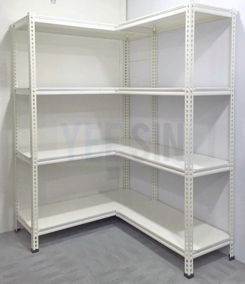 Metal L Shaped Rack, Furniture & Home Living, Furniture, Shelves ...