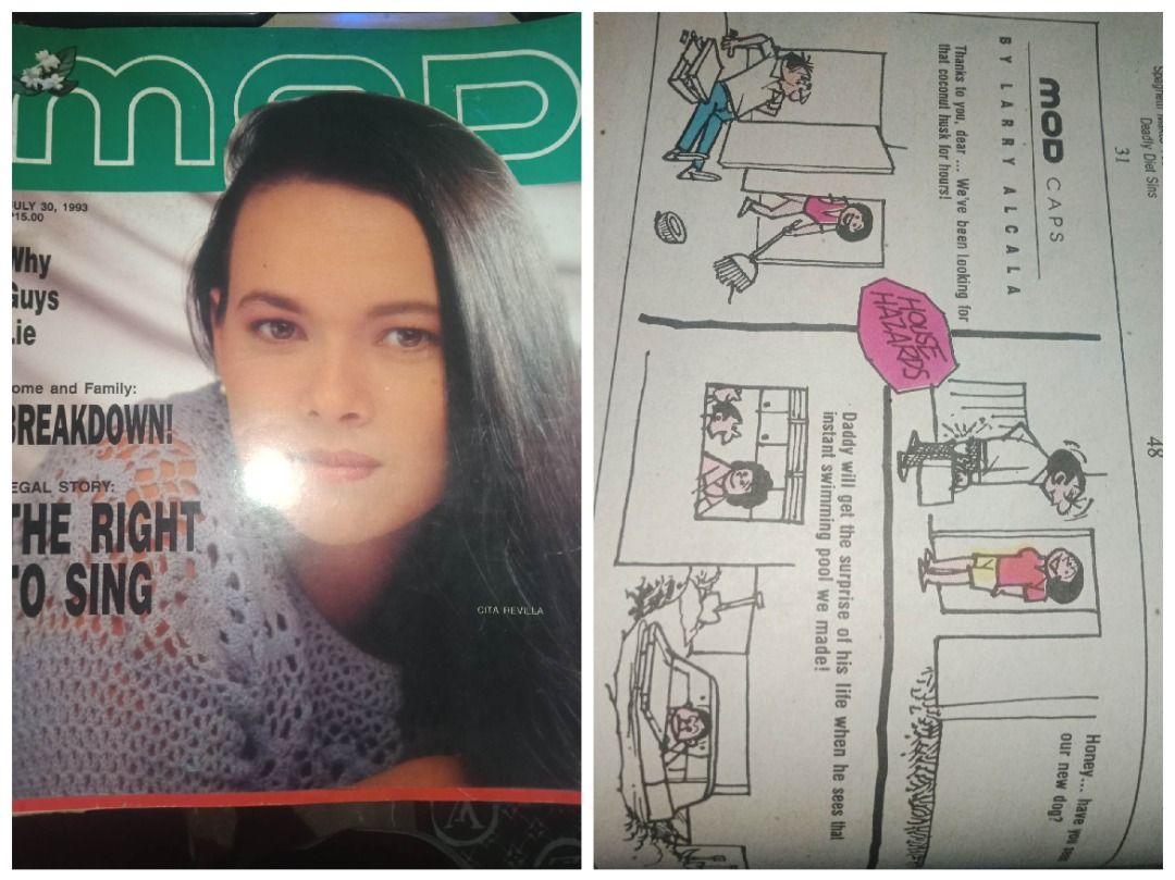 MOD magazine with Larry Alcala art (Category: Magazines) located in Caloocan City. Submitted by JandJ_Collectibles (Listing ID 1375457075, Image 2). Description: MOD magazine with Larry Alcala comics PHP 150 each.