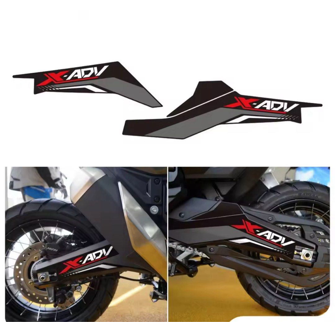 Motorcycle Swingarm Protection Sticker Kit for Honda X-ADV 750 2021-2025 (Category: Motorcycle Accessories) located in Singapore. Submitted by mady_maestro (Listing ID 1375459742, Image 1). Description: .