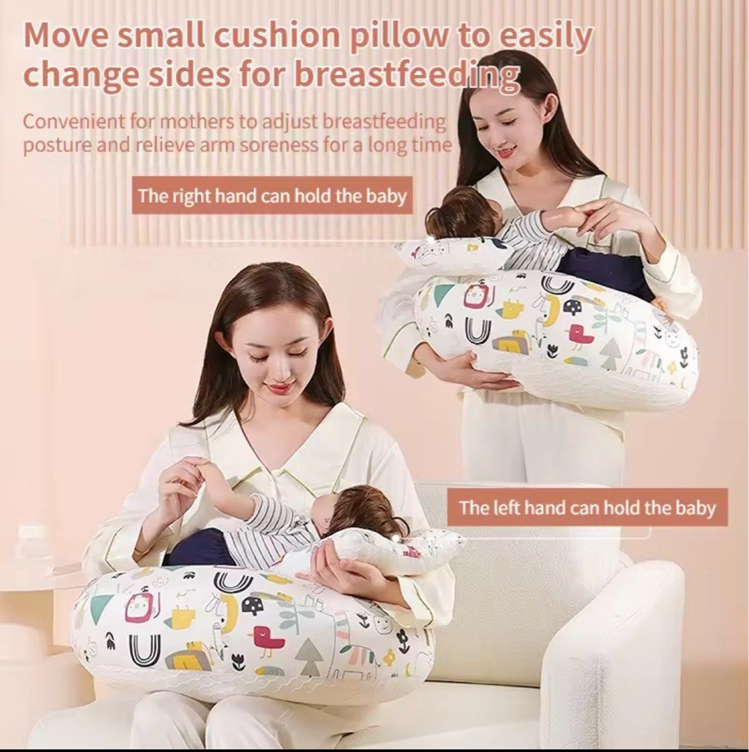 Multi-function nursing pillow (Category: Breastfeeding & Bottle Feeding) located in Las Pinas. Submitted by rycegomez (Listing ID 1375399112, Image 3). Description: Original price is at 1200 pesos RFS: Received multiple nursing pillows as gift. Letting go one of the excess pillows. .
