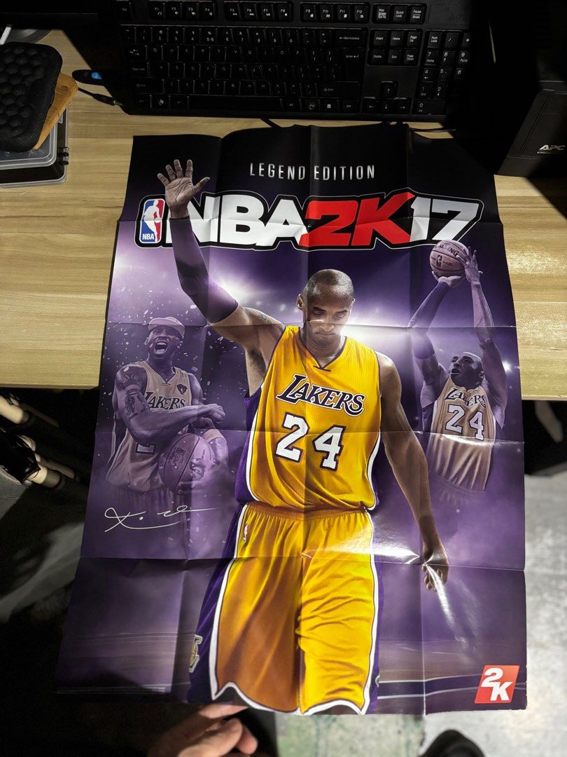 *AUTHENTIC* NBA 2K17 Kobe Bryant Legend Edition Poster (Category: PlayStation) located in Cebu City. Submitted by arrheniusplays (Listing ID 1375448673, Image 1). Description: ⚠️ COLLECTOR’S ITEM ⚠️ ‼️RARE FINDS‼️ ✅EXCELLENT CONDITION Offers: 🚚 COD Nationwide 🛵 Maxim Cash on Delivery 🚌 Padala via Ceres 📅 Meetup(Saturday/Sunday) 📍Cebu.