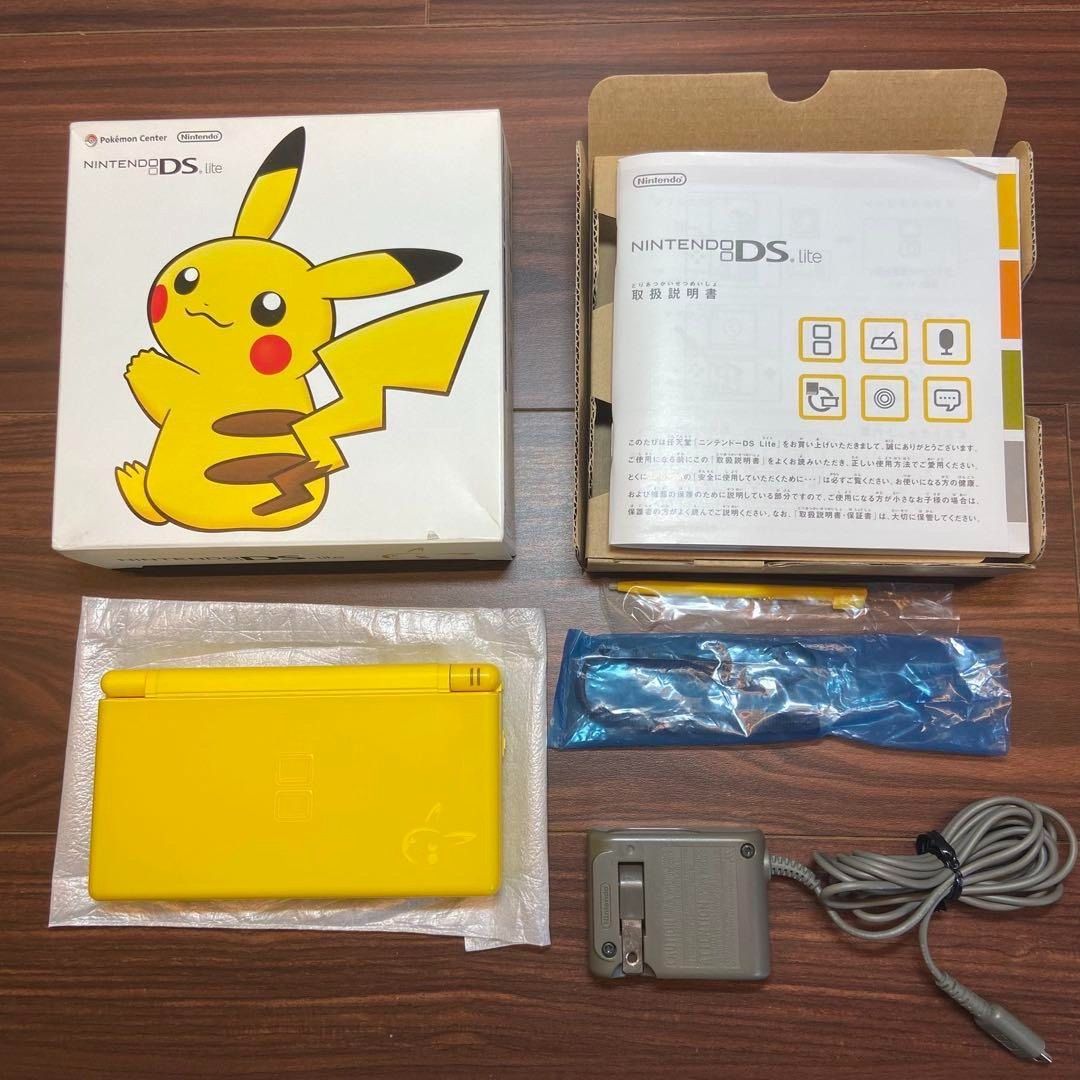 Nintendo DS LITE Pikachu Edition (Category: Nintendo) located in Manila. Submitted by japan_treasure (Listing ID 1375413340, Image 2). Description: Upon inspection, we found scratches on the bottom right and top right of the unit that were visible when light was shone on them. Other than that, it is in very good condition. There are no noticeable scratches or signs of use. It is almost unused. Comes with box, instruction manual, charger and stylu