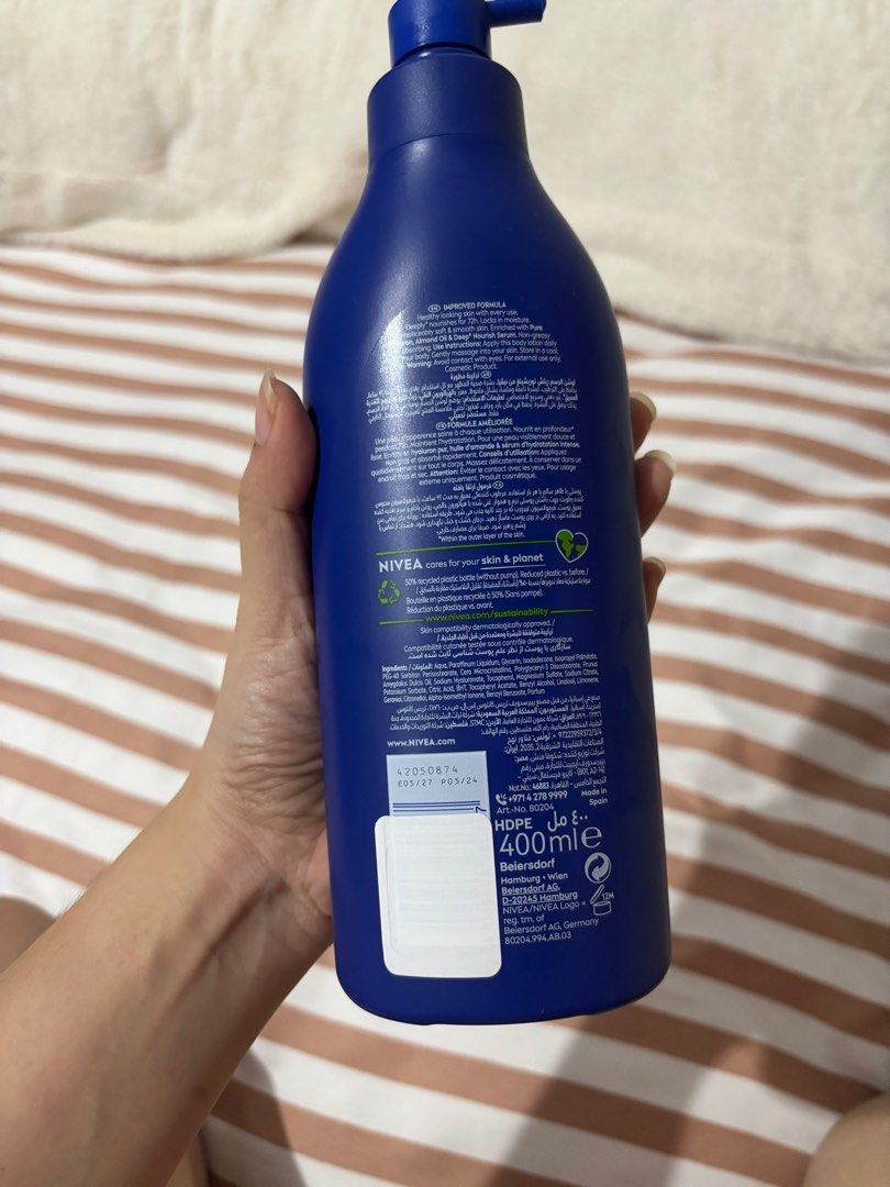 Nivea Lotion (Category: Body Care) located in Santa Cruz, Pampanga. Submitted by emgihem (Listing ID 1375357295, Image 2). Description: .