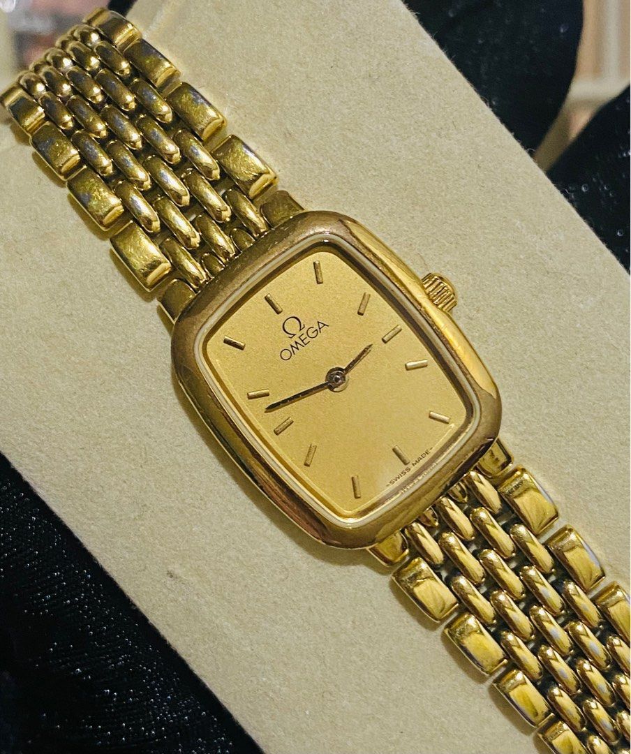 Omega Deville (Category: Luxury Watches) located in Baliuag. Submitted by clicksmileph (Listing ID 1375453516, Image 2). Description: Omega Deville Authentic watch Gold Plated Strap Fit up to 16cm wrist Guaranteed Authentic 8.8/10 All working condition Meet up SM Baliwag LBC COD Nationwide.