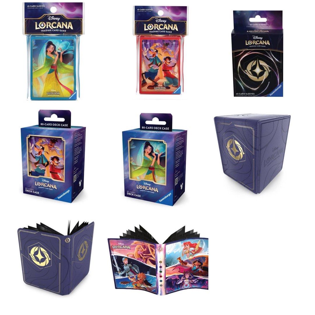 lorcana set 9 starter decks Disney Deck: Fabled Powerline and Max Merchant of Magic youll get a taste of the rich story and varied characters of Disney Lorcana Disney Lorcana: The First Chapter