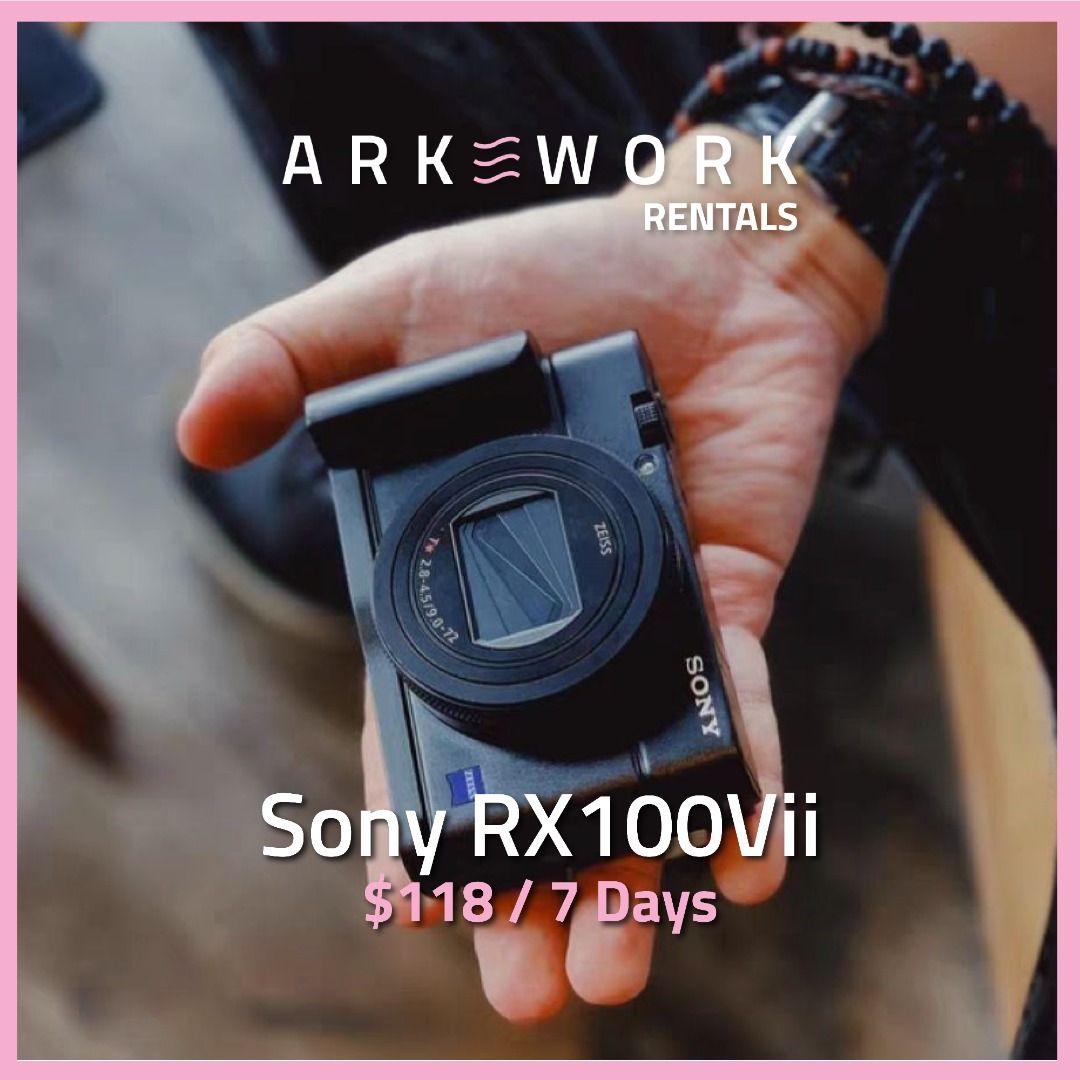 [RENT] Sony RX100Vii|RX100VA|ZV1ii|FX3A|X100Vi Camera Rental by Arkework - Sony|Canon|DJI|Fujifilm|Nikon|Insta360|Ricoh|GoPro|Samsung Rental (Category: Photography & Video Services) located in Singapore. Submitted by arkework (Listing ID 1324500271, Image 1). Description: Fujifilm Sony Rx100v ii Rental Sony Rx100v ii Rental Sony Rx100 m7 Rent Sony Rx100 m7 Ricoh Griii Sony Rx100 vi i Rental G7X Concert 𝗦𝗼𝗻𝘆 𝗥𝘅𝟭𝟬𝟬𝗩𝗜𝗜 1 Day: $36 | 3 Day