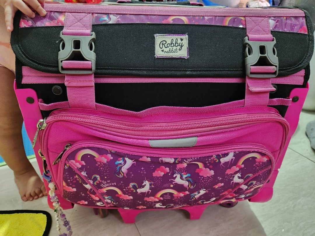 Robby Rabbit House Type Trolley Bag (Category: Luggage) located in Cainta. Submitted by ladydecluttered (Listing ID 1375302389, Image 1). Description: Bag and Rain Cover Only.