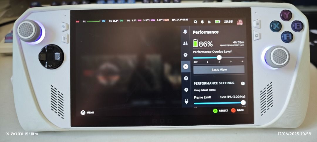 罗格·阿利Z1 2TB，配备32GB内存和74瓦时电池改装版（双启动bazzite/Windows11）62863085523585112