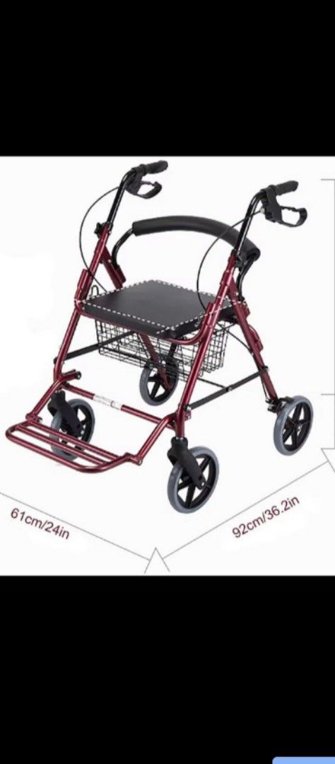 Rollator adult mura (Category: Braces, Support & Protection) located in Quezon City. Submitted by jesselee14kpop (Listing ID 1375274745, Image 1). Description: brandnew affordable onhand negotiable good quality and condition open for pick up and delivery high quality we also sell many medical supplies call me 09268225723 cod,gcash,bank transfer lifetime time free service.