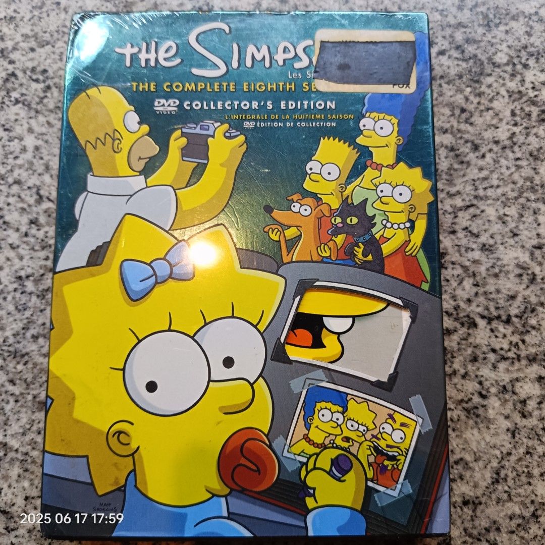 The Simpsons DVD 8th Season (Category: CDs & DVDs) located in Calasiao. Submitted by anthonypeter (Listing ID 1375375007, Image 1). Description: The Simpsons DVD collectors edition. Complete set of 8th Season. Brand new. Sealed best offer.