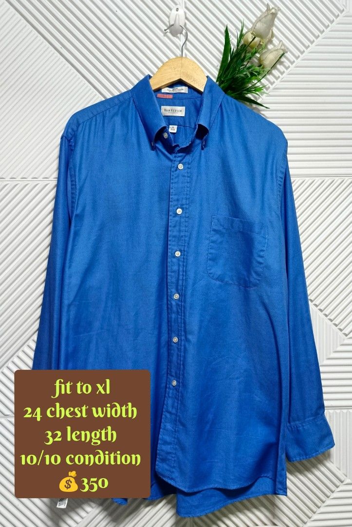 van Heusen mens polo longsleeve (Category: Sets & Coordinates) located in Bulacan. Submitted by cathycampo51092 (Listing ID 1375298731, Image 2). Description: no issue ready to wear.