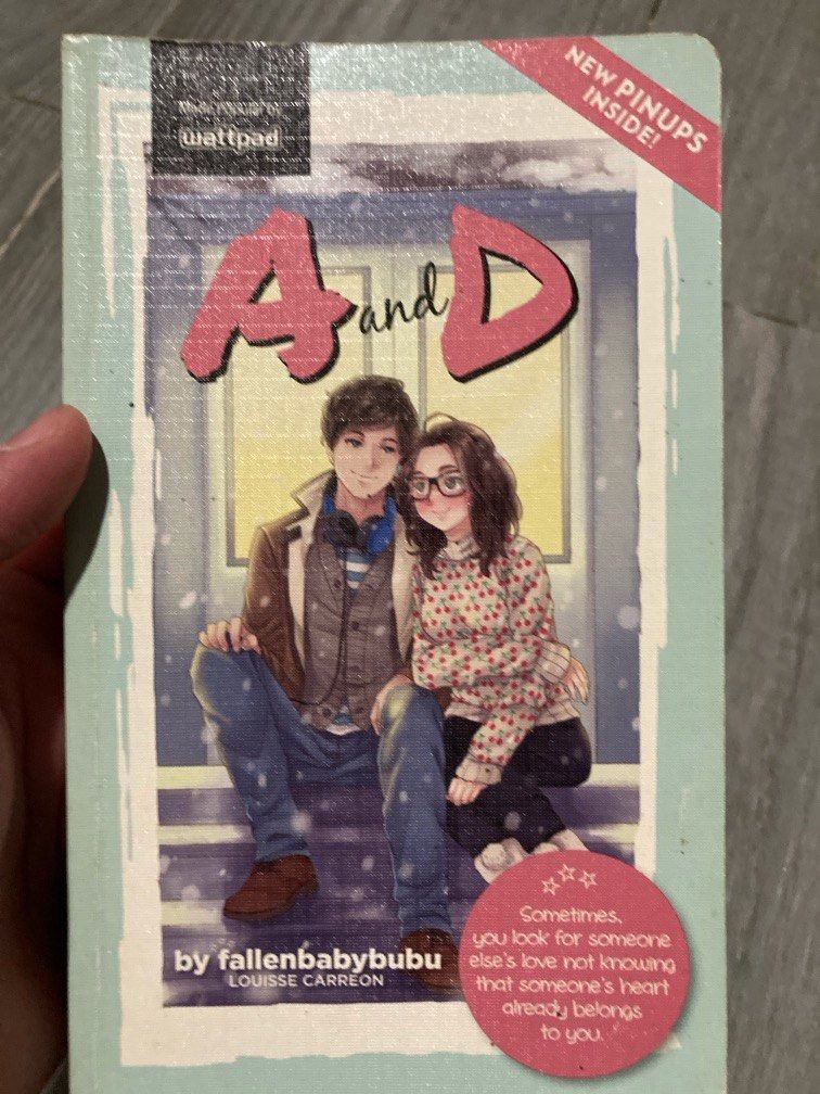 wattpad book a and d by fallenbabybubu (Category: Storybooks) located in Cavite. Submitted by juyeon.bns (Listing ID 1375409703, Image 1). Description: good as new never used.