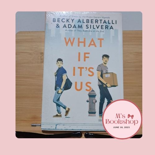What If It's Us (Category: Storybooks) located in Quezon City. Submitted by mbookshop (Listing ID 1375355521, Image 1). Description: Browse our curated selection of books — each one with its own story to tell 📚✨ Payment via GCash 📱 Delivery through J&T and Lalamove 🚚 📌 Disclaimer: Some books may show signs of age.